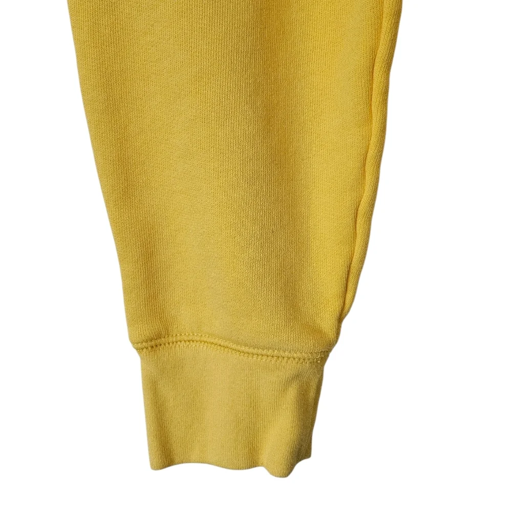 Polo Ralph Lauren Girls Yellow Tapered Leg Preppy Jogger Pants, Size M (8-10)